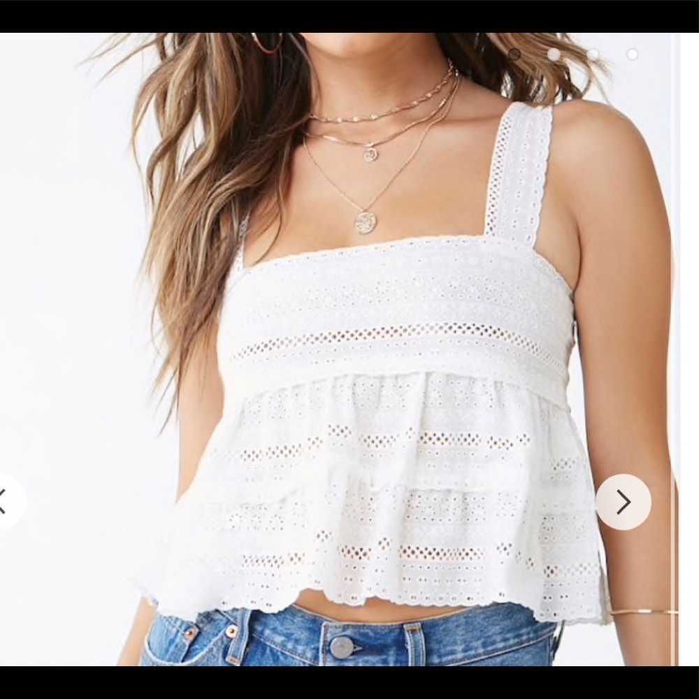 White tank top